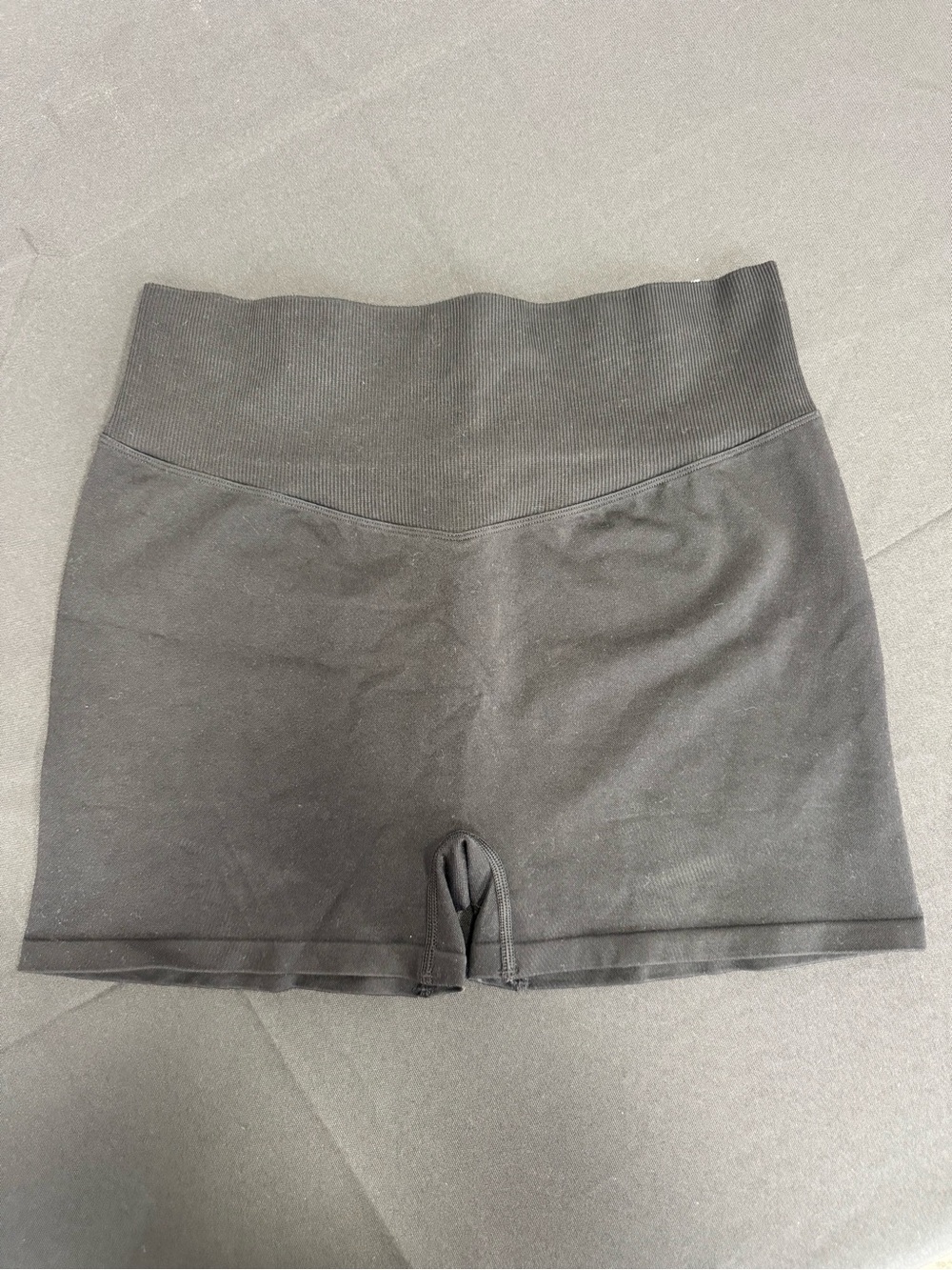 High-Waist Black Women’s Active Shorts